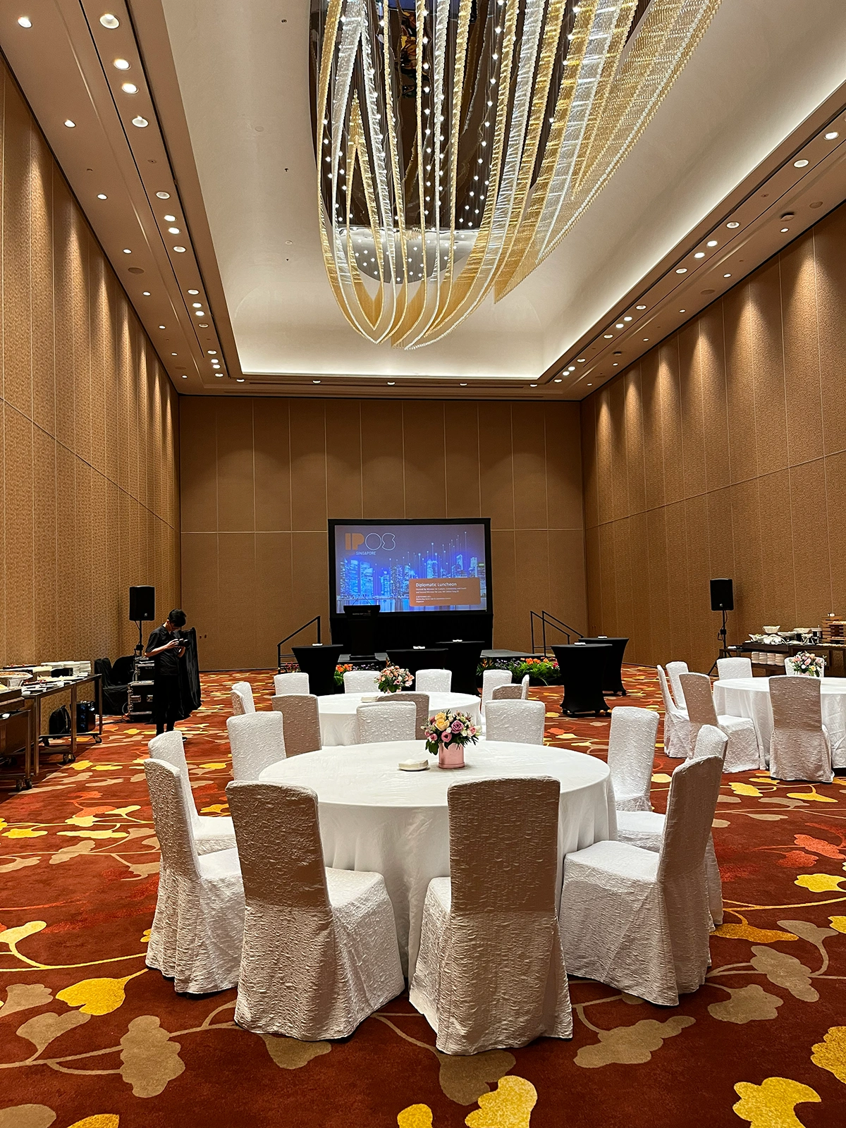 IPOS Diplomatic Luncheon Banquet Stage & AV Display