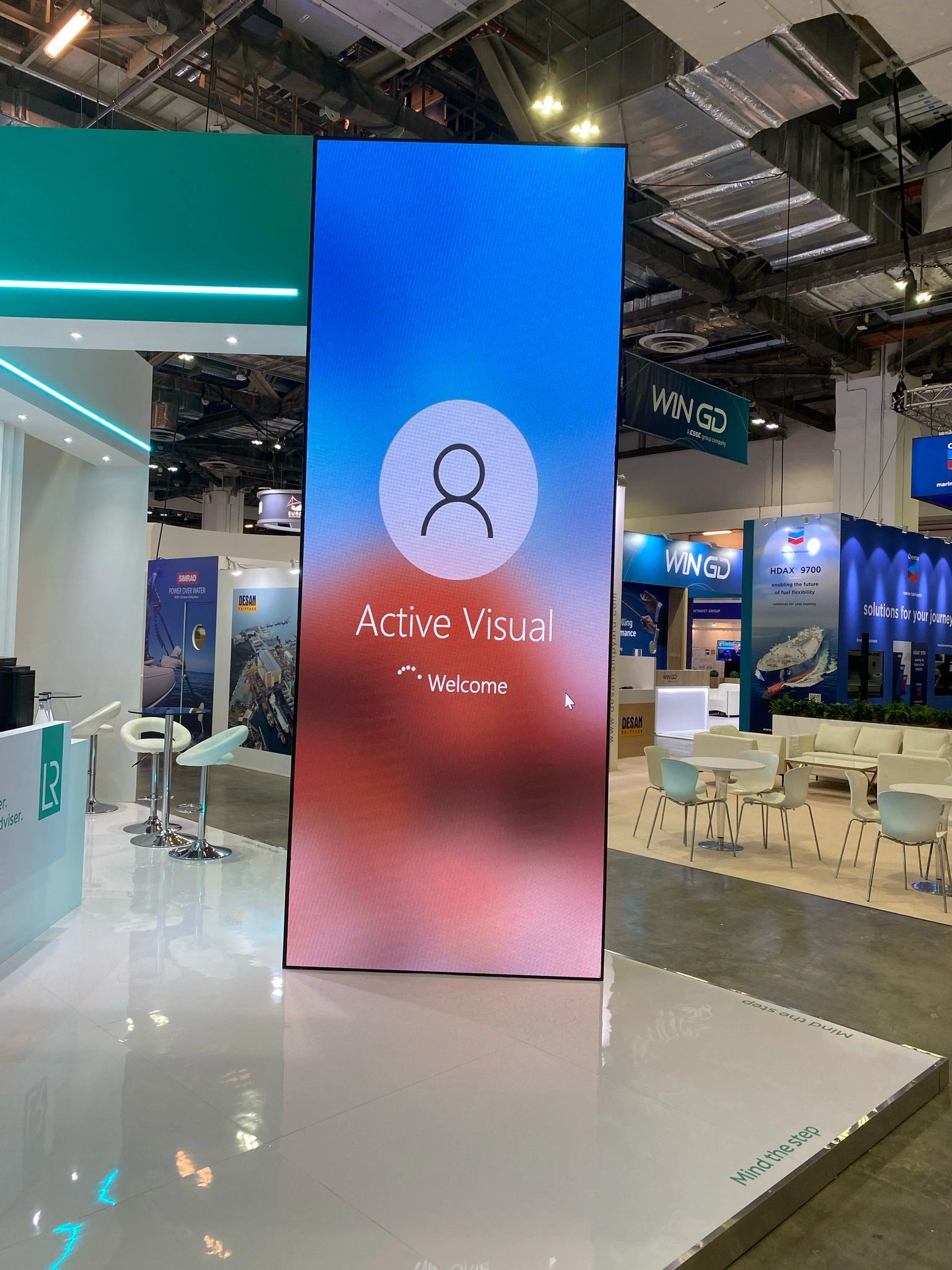 Vertical LED Display Totem